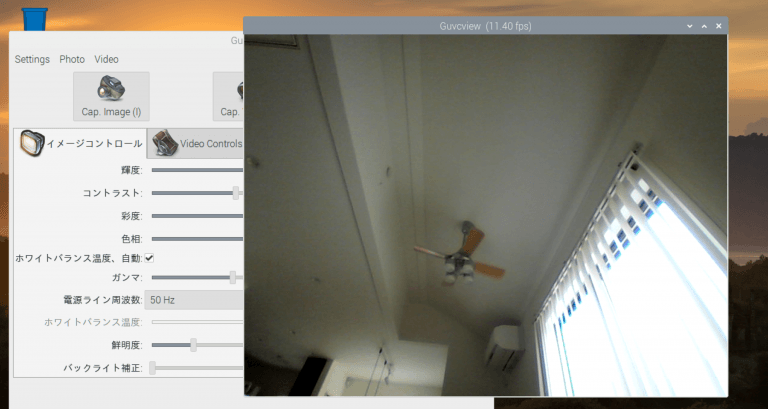 Raspberry PiにUSB接続のWEBカメラ導入